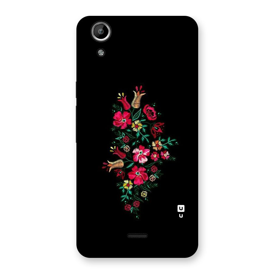 Pretty Allure Flower Back Case for Micromax Canvas Selfie Lens Q345