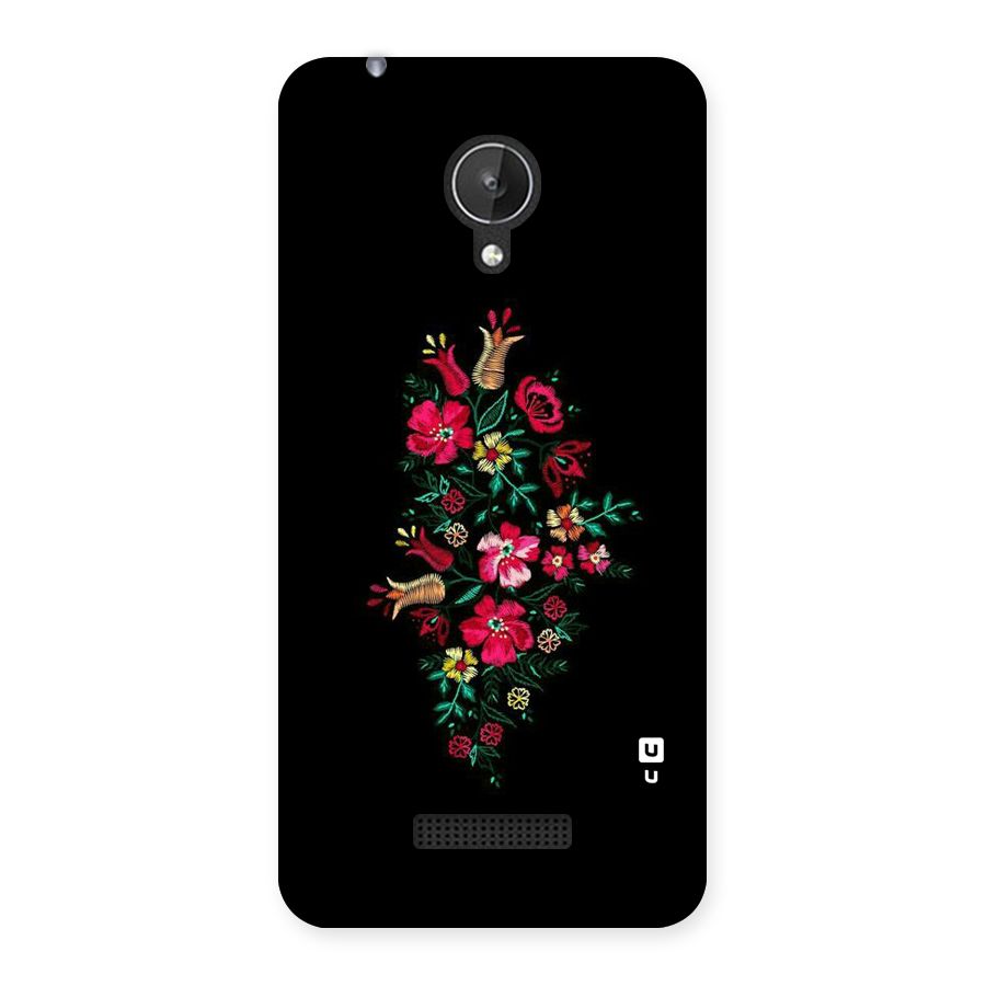 Pretty Allure Flower Back Case for Micromax Canvas Spark Q380
