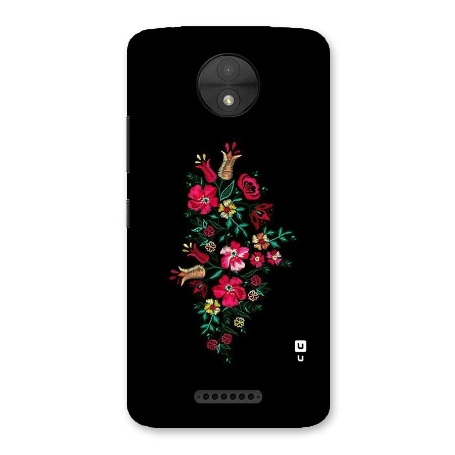 Pretty Allure Flower Back Case for Moto C