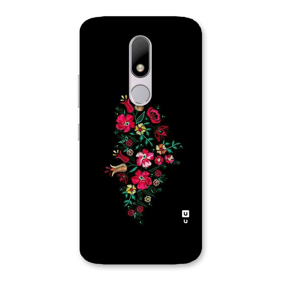 Pretty Allure Flower Back Case for Moto M