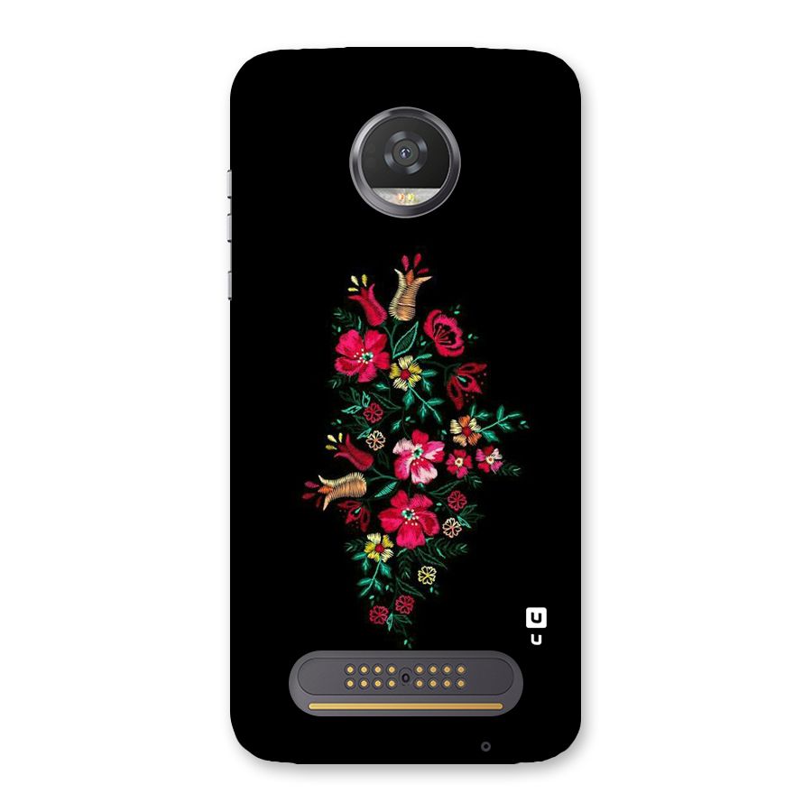 Pretty Allure Flower Back Case for Moto Z2 Play