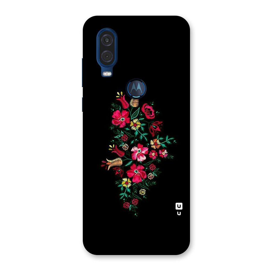 Pretty Allure Flower Back Case for Motorola One Vision