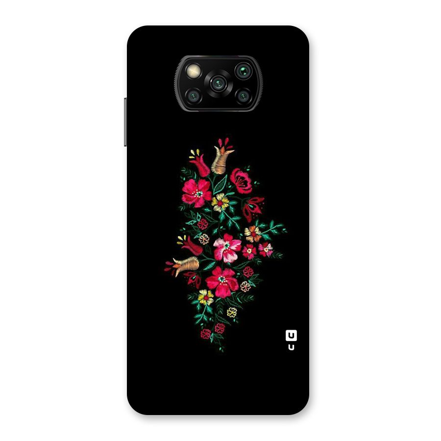 Pretty Allure Flower Back Case for Poco X3