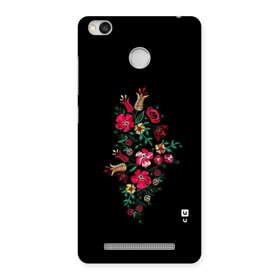 Pretty Allure Flower Back Case for Redmi 3S Prime