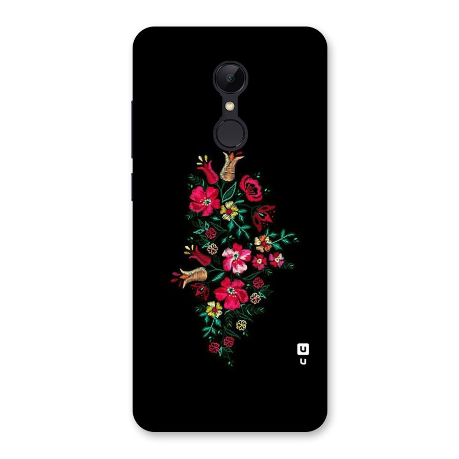 Pretty Allure Flower Back Case for Redmi 5