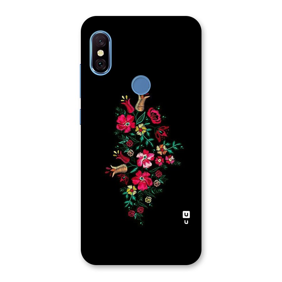 Pretty Allure Flower Back Case for Redmi Note 6 Pro