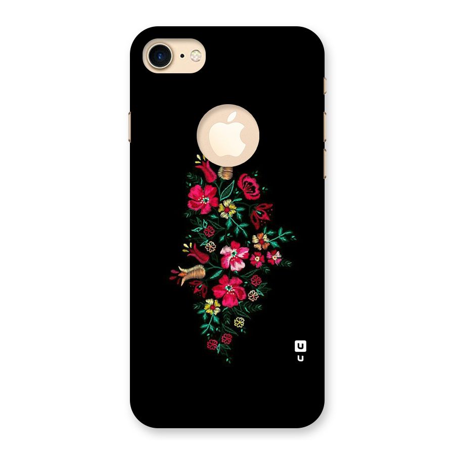 Pretty Allure Flower Back Case for iPhone 7 Logo Cut