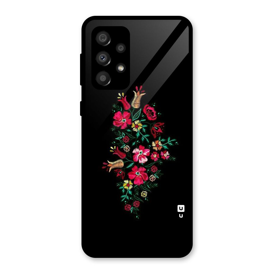 Pretty Allure Flower Glass Back Case for Galaxy A32