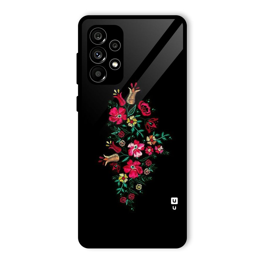 Pretty Allure Flower Glass Back Case for Galaxy A73 5G