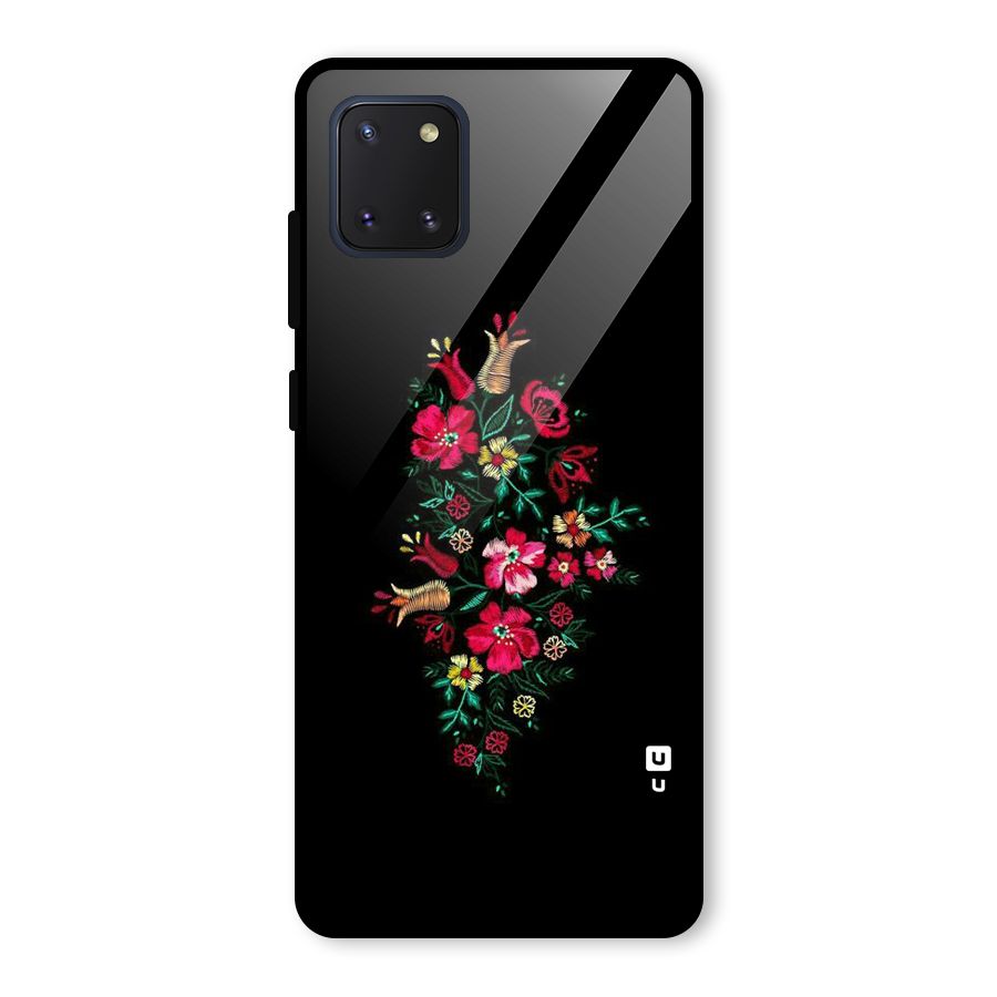 Pretty Allure Flower Glass Back Case for Galaxy Note 10 Lite