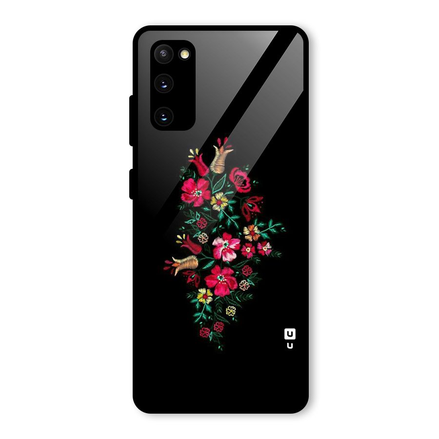 Pretty Allure Flower Glass Back Case for Galaxy S20 FE