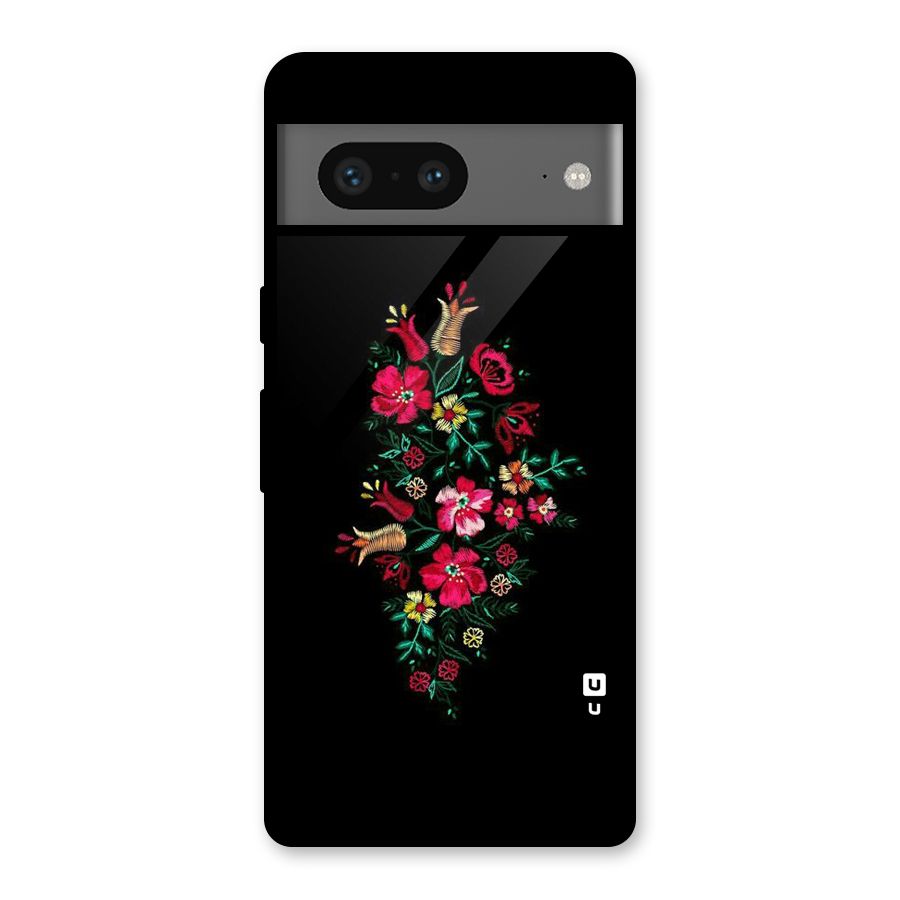 Pretty Allure Flower Glass Back Case for Google Pixel 7