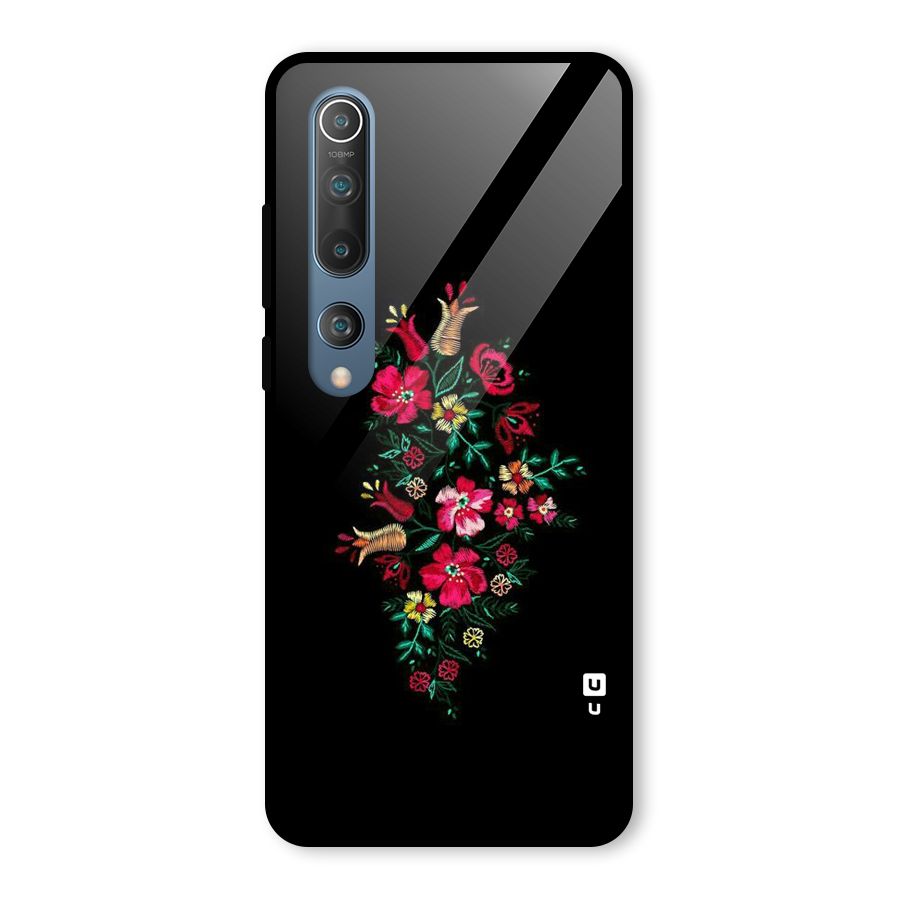 Pretty Allure Flower Glass Back Case for Mi 10