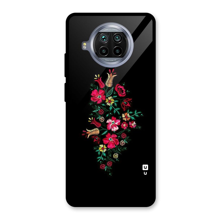 Pretty Allure Flower Glass Back Case for Mi 10i