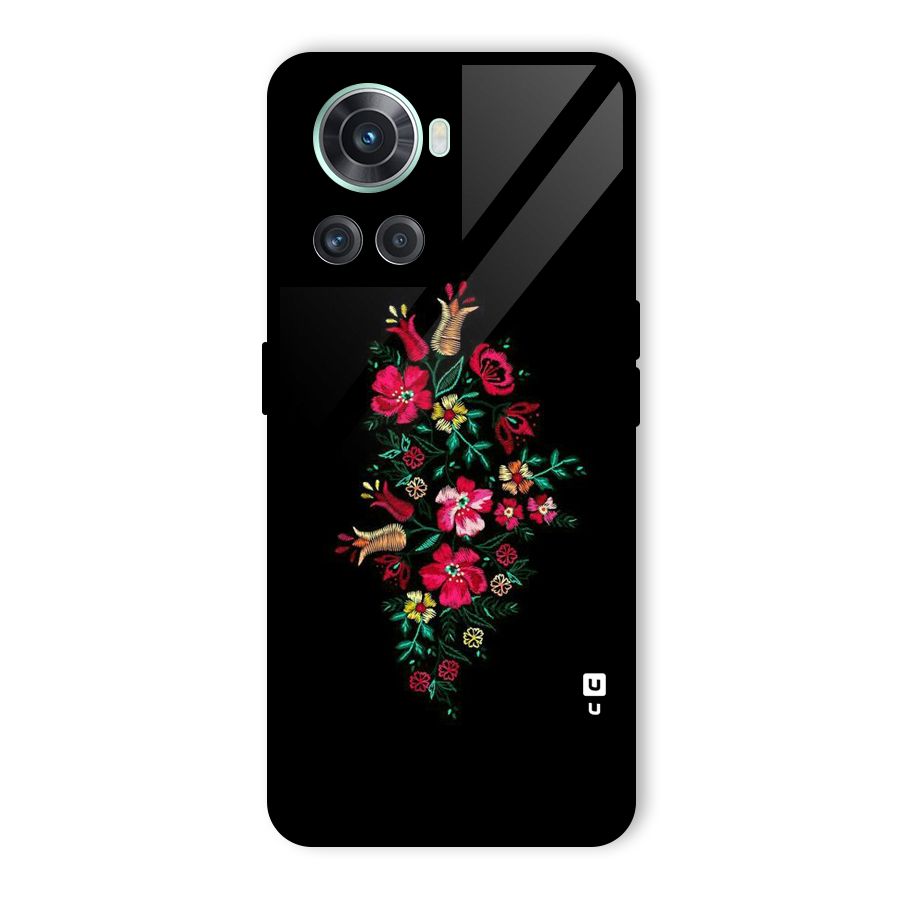 Pretty Allure Flower Glass Back Case for OnePlus 10R