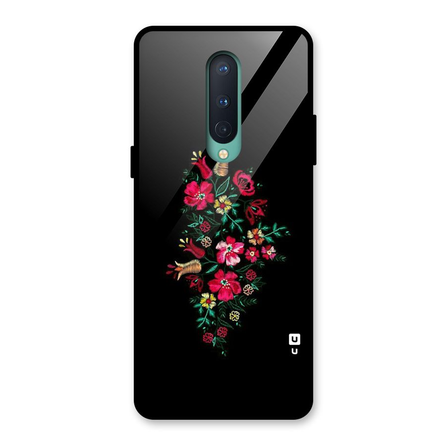 Pretty Allure Flower Glass Back Case for OnePlus 8