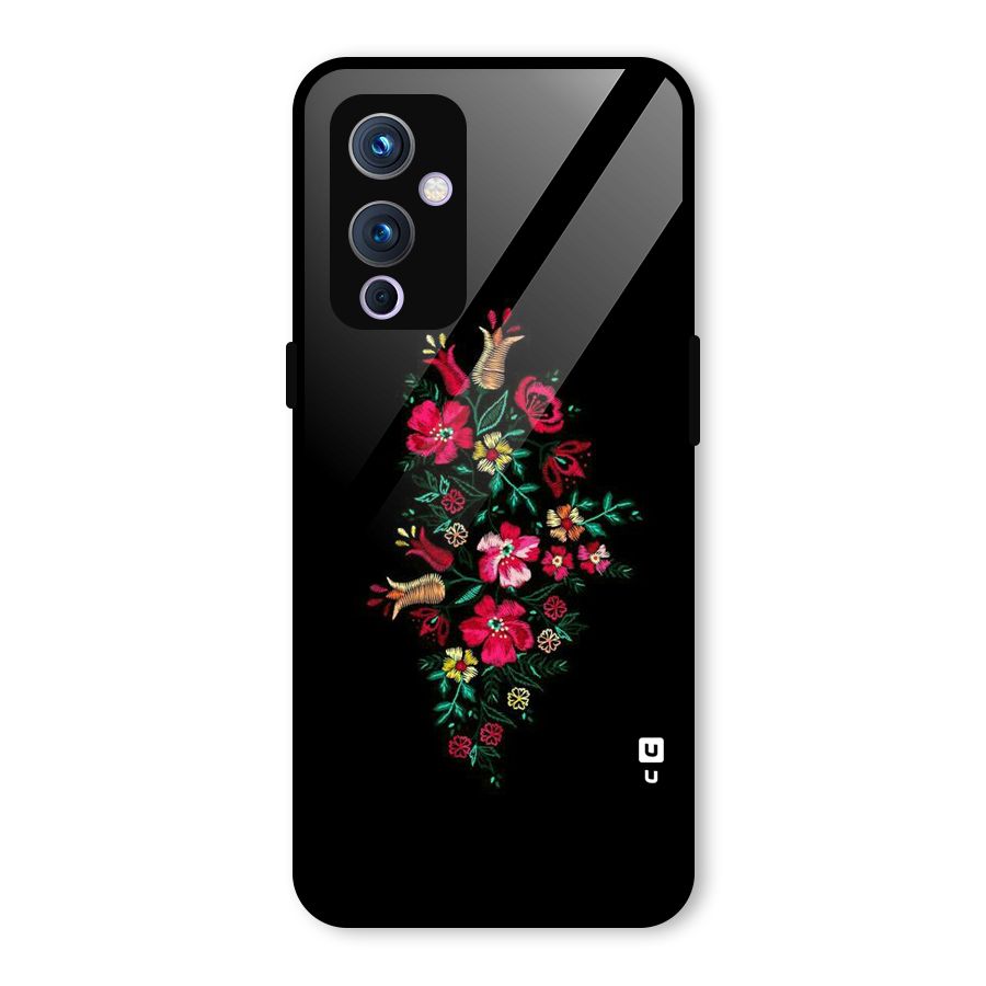 Pretty Allure Flower Glass Back Case for OnePlus 9