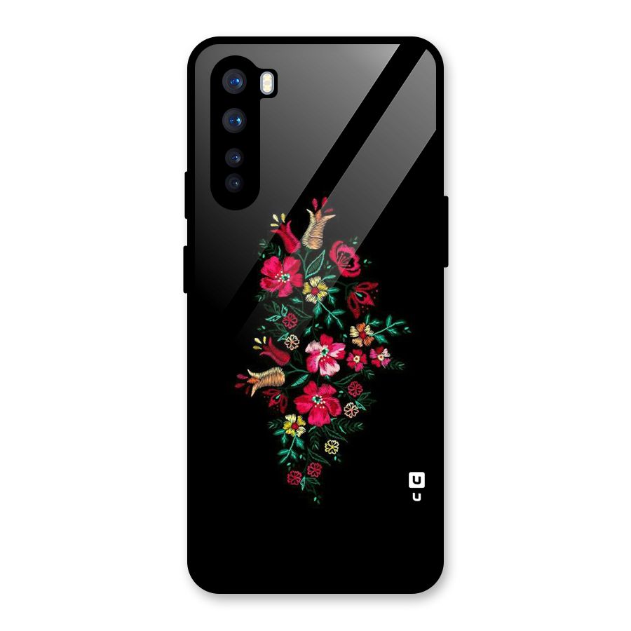 Pretty Allure Flower Glass Back Case for OnePlus Nord