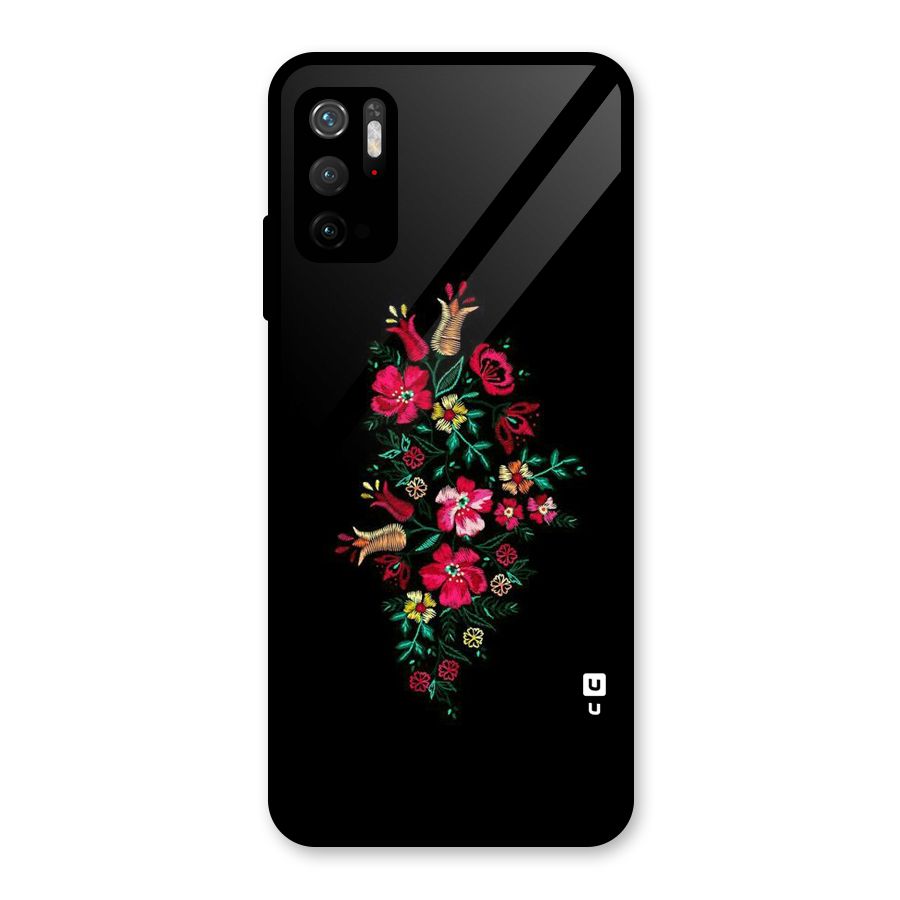 Pretty Allure Flower Glass Back Case for Poco M3 Pro 5G