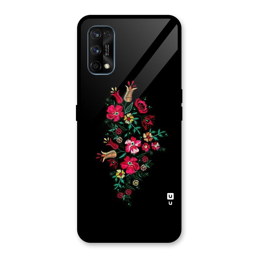 Pretty Allure Flower Glass Back Case for Realme 7 Pro