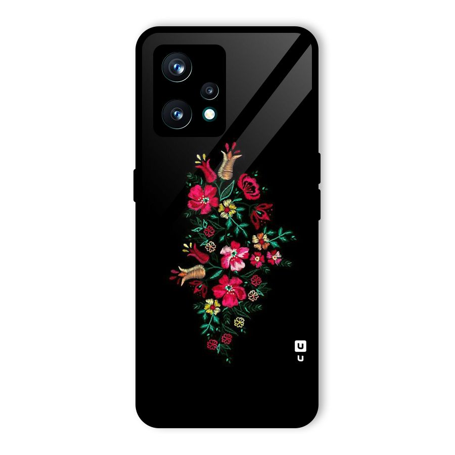 Pretty Allure Flower Glass Back Case for Realme 9 Pro Plus 5G