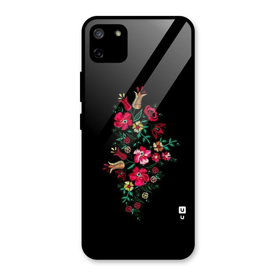 Pretty Allure Flower Glass Back Case for Realme C11