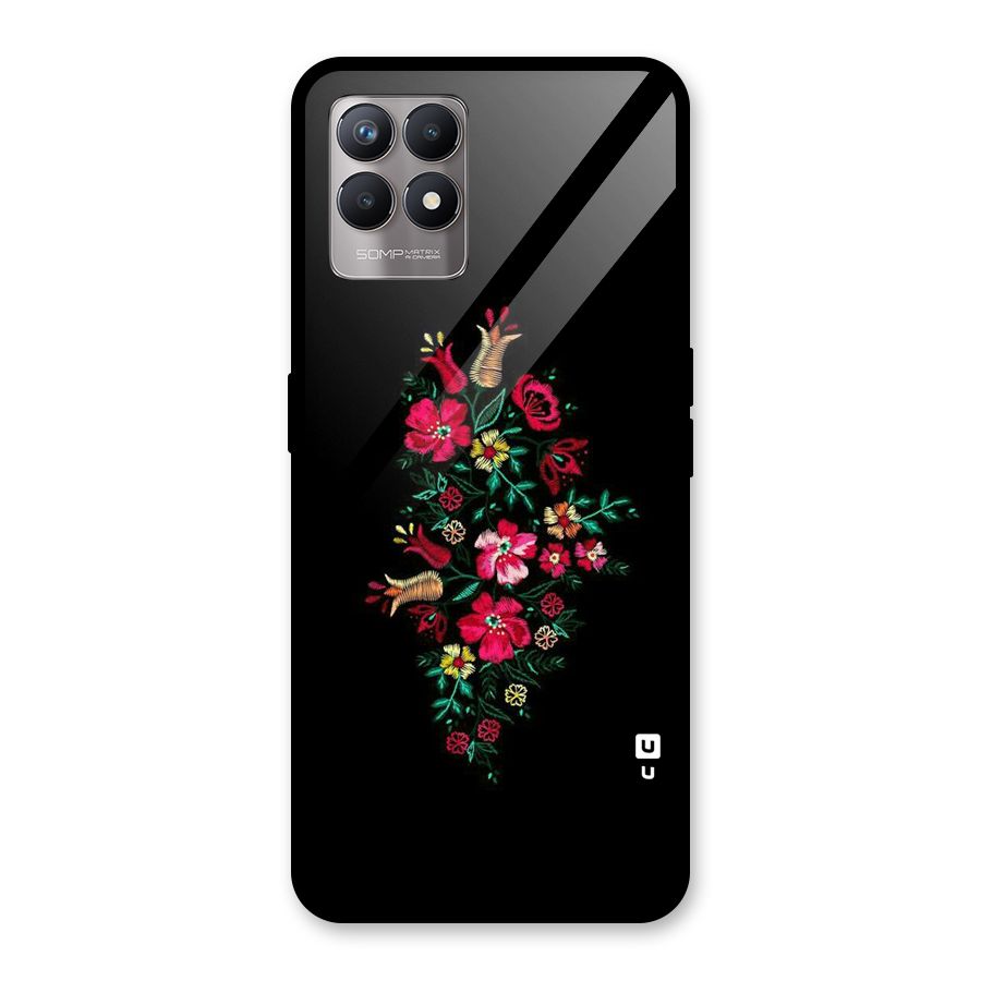 Pretty Allure Flower Glass Back Case for Realme Narzo 50
