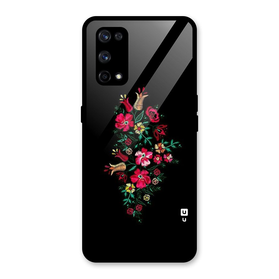Pretty Allure Flower Glass Back Case for Realme X7 Pro