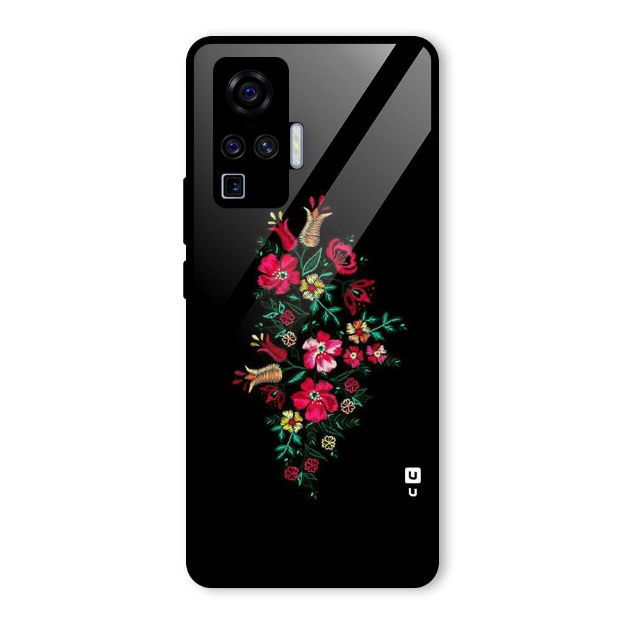 Pretty Allure Flower Glass Back Case for Vivo X50 Pro