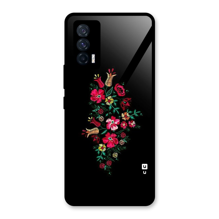 Pretty Allure Flower Glass Back Case for Vivo iQOO 7 5G