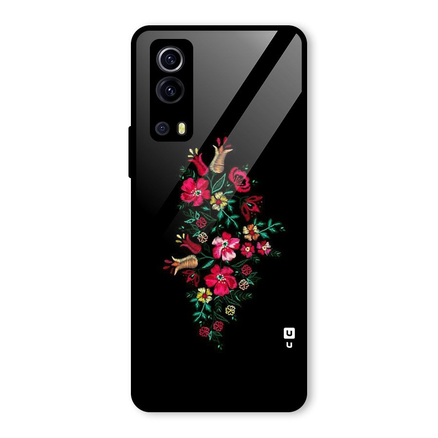 Pretty Allure Flower Glass Back Case for Vivo iQOO Z3