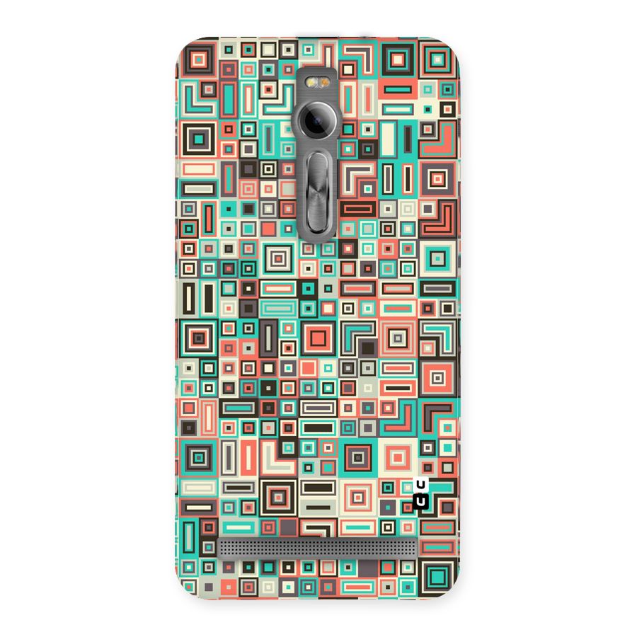 Pretty Boxes Design Back Case for Asus Zenfone 2