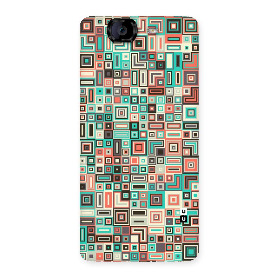 Pretty Boxes Design Back Case for Canvas Knight A350