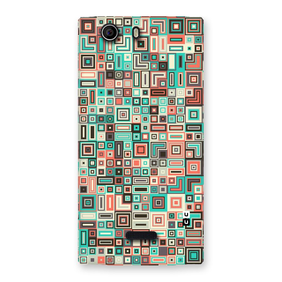 Pretty Boxes Design Back Case for Canvas Nitro 2 E311