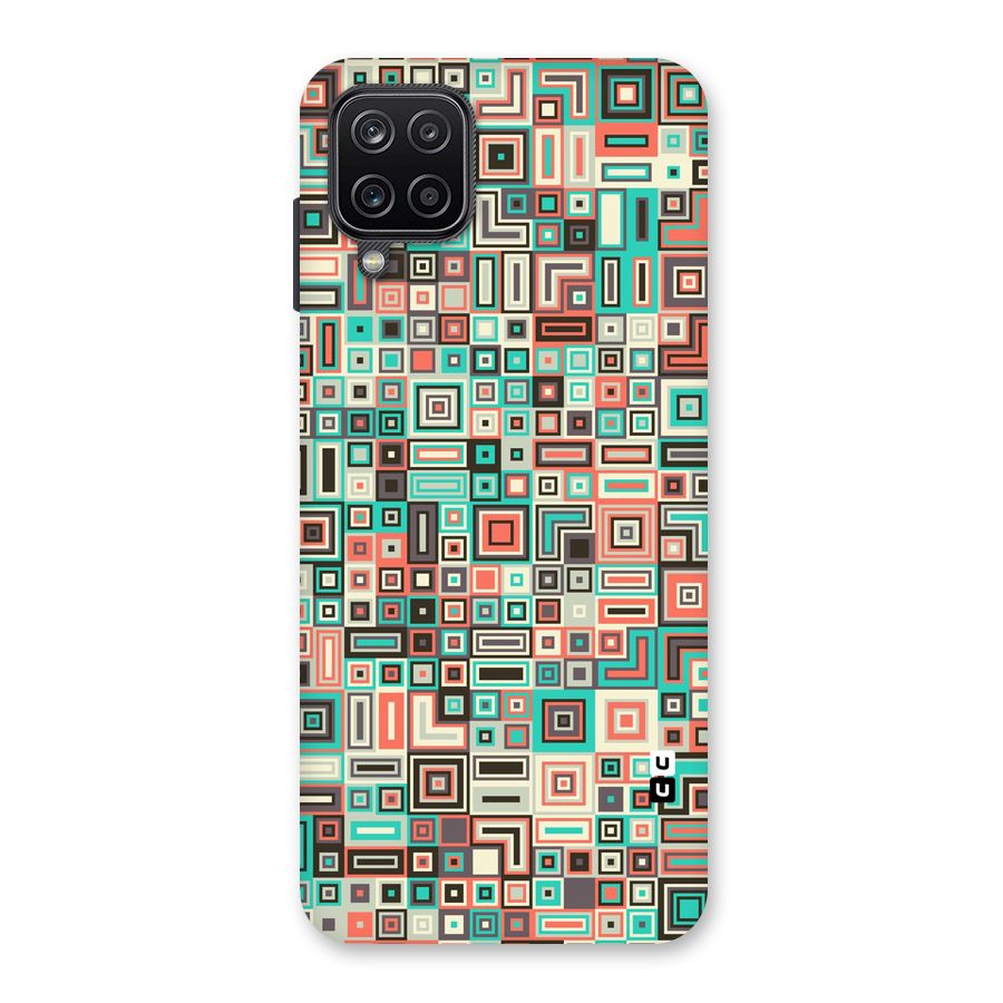 Pretty Boxes Design Back Case for Galaxy A12