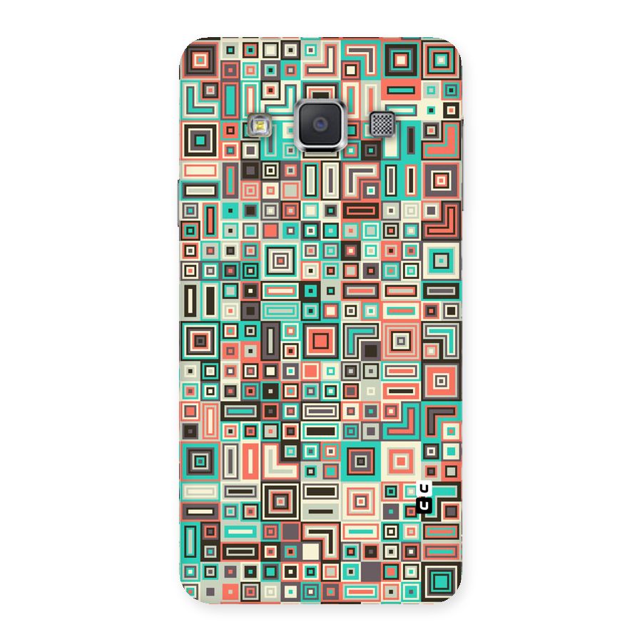 Pretty Boxes Design Back Case for Galaxy A3