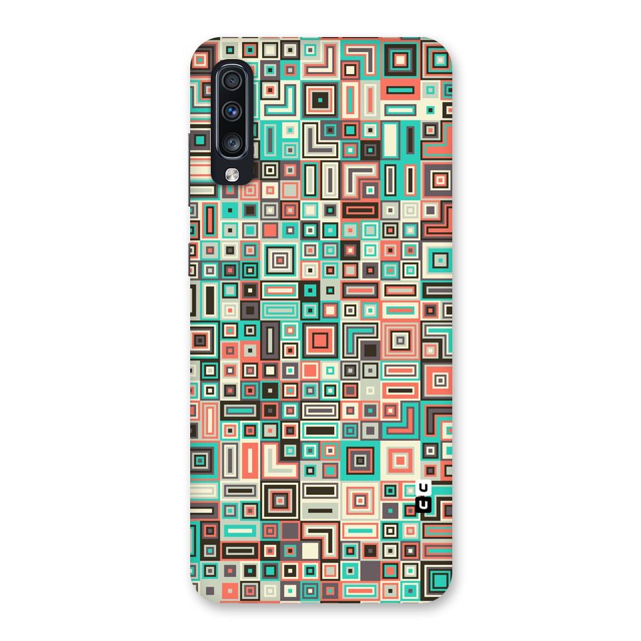 Pretty Boxes Design Back Case for Galaxy A70