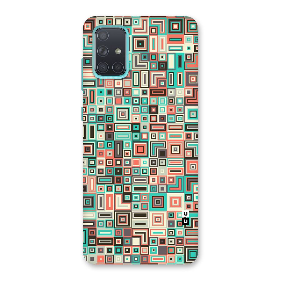 Pretty Boxes Design Back Case for Galaxy A71