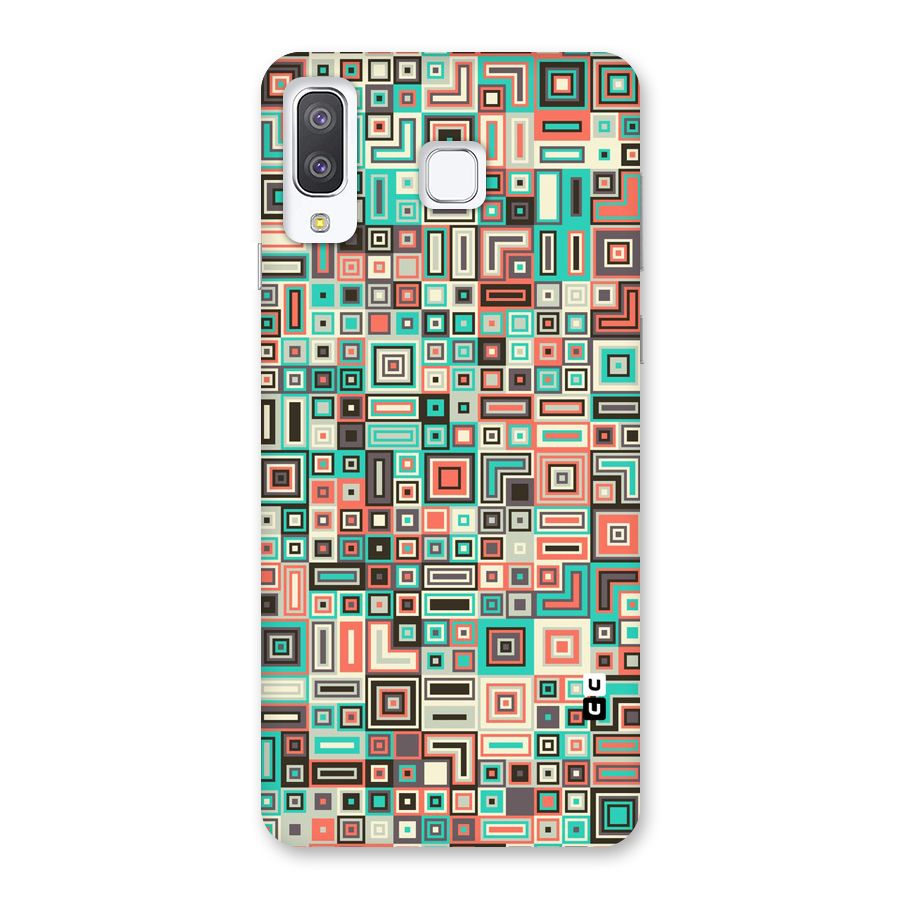 Pretty Boxes Design Back Case for Galaxy A8 Star