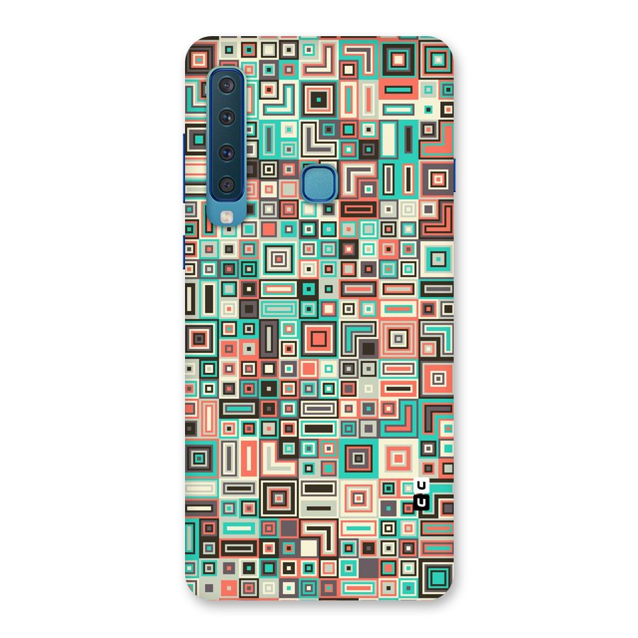 Pretty Boxes Design Back Case for Galaxy A9 (2018)