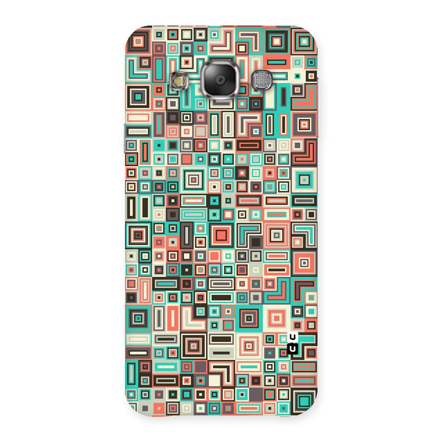 Pretty Boxes Design Back Case for Galaxy E7