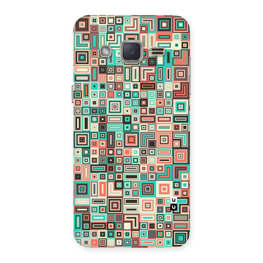 Pretty Boxes Design Back Case for Galaxy J2