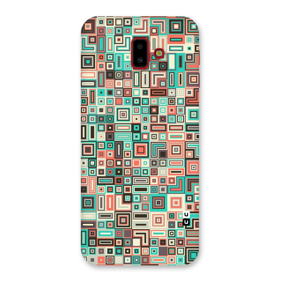 Pretty Boxes Design Back Case for Galaxy J6 Plus