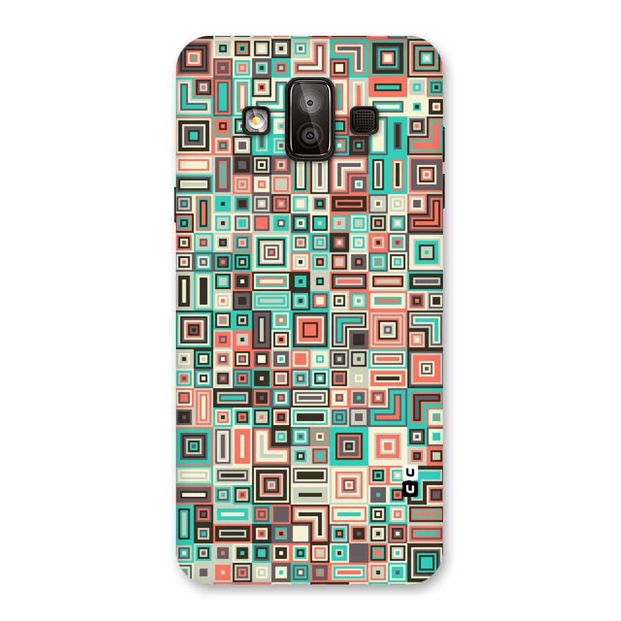 Pretty Boxes Design Back Case for Galaxy J7 Duo