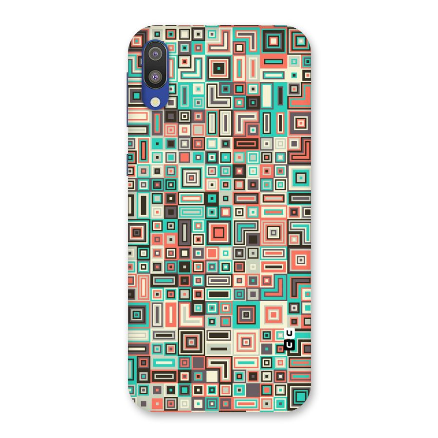 Pretty Boxes Design Back Case for Galaxy M10