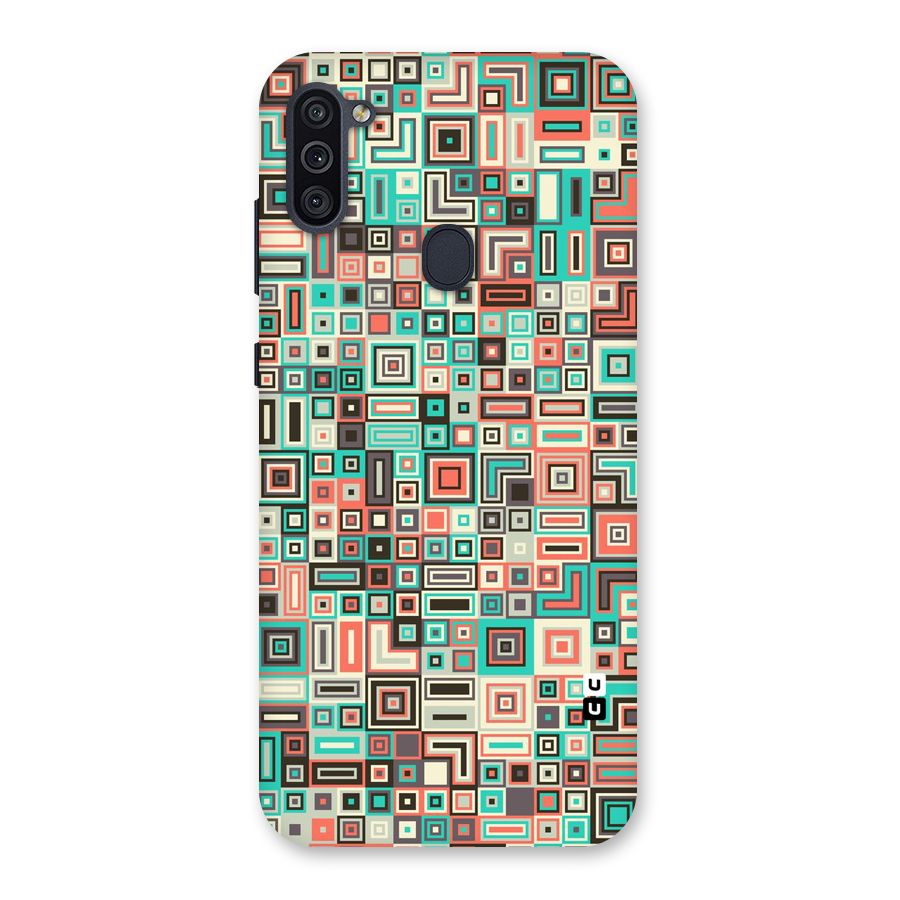 Pretty Boxes Design Back Case for Galaxy M11