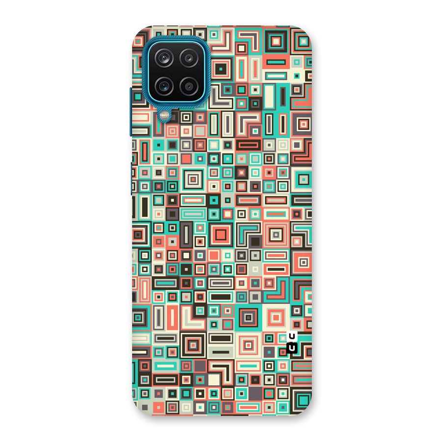 Pretty Boxes Design Back Case for Galaxy M12