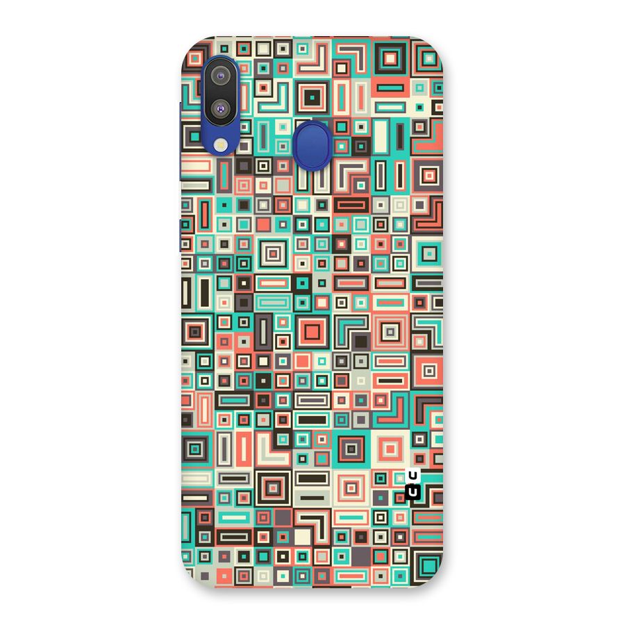 Pretty Boxes Design Back Case for Galaxy M20