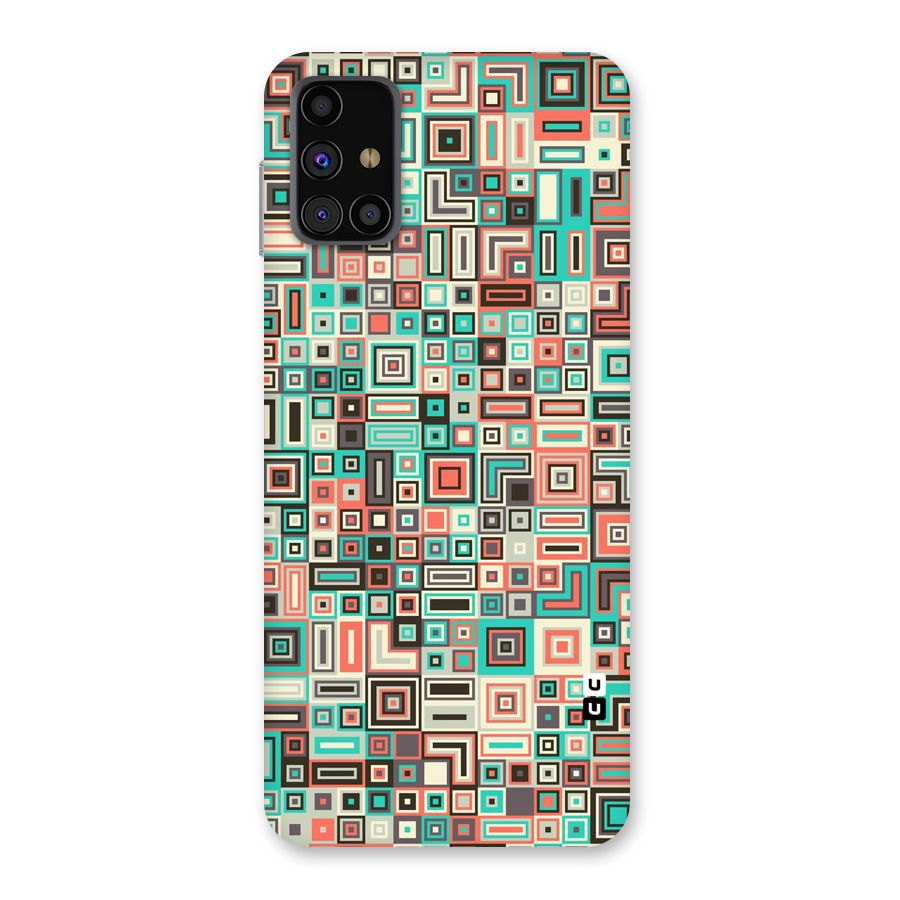 Pretty Boxes Design Back Case for Galaxy M31s