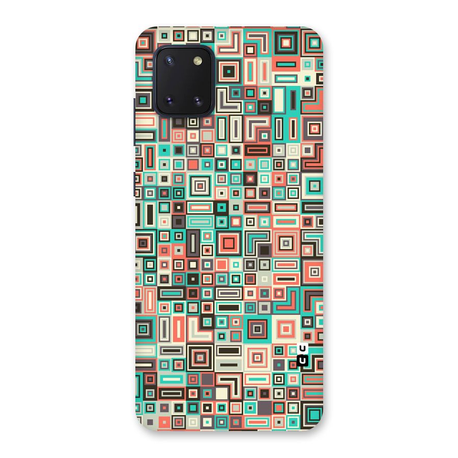 Pretty Boxes Design Back Case for Galaxy Note 10 Lite